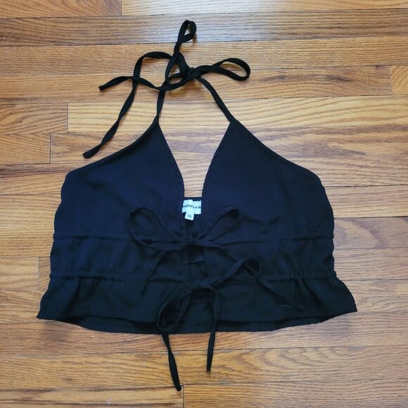 SUPERDOWN | Solstice Halter Tie Top Tank | Sz. XS - Picture 5 of 10